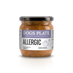 Dogs Plate Vet Allergic 360g	Konina