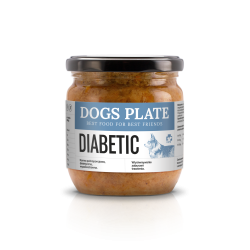 Dogs Plate Vet Diabetic 360g Indyk