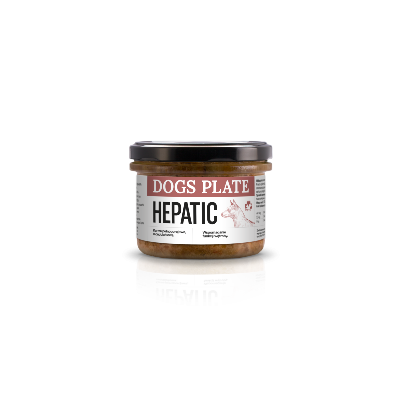 Dogs Plate Vet Hepatic indyk 180g