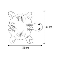 Mata węchowa flamingo puppy turtle taupe 38cm