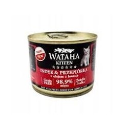Wataha Hunt Kitten Cat indyk przepiórka 200g kociaki