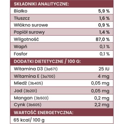LIGHT Karma mokra Indyk z warzywami – monobiałkowa formuła dla psów dorosłych