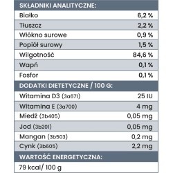 LIGHT Karma mokra Kaczka z warzywami – monobiałkowa formuła dla psów dorosłych