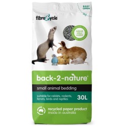 ŻWIREK PAPIEROWY BACK2NATURE 30L żwirek podłoże królik kot gryzonie wyściółka