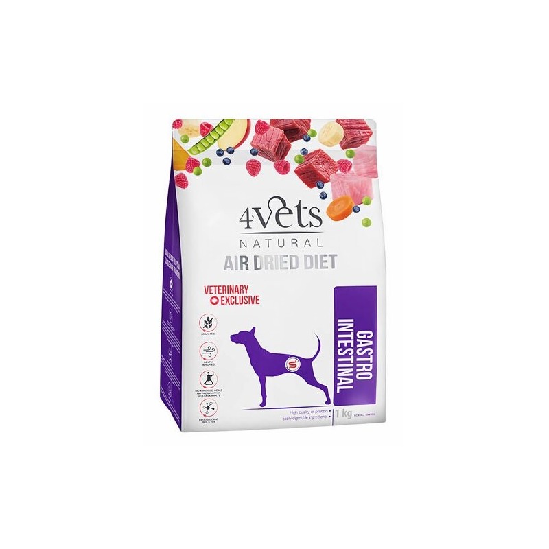 4vets Natural Gastro Intestinal 1kg suszona