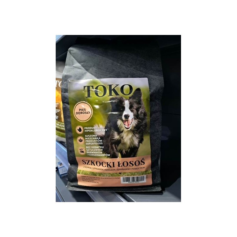 Toko szkocki łosoś pies dorosły 2 kg