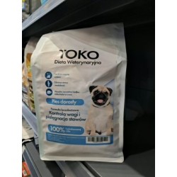 Toko dieta weterynaryjna kontrola wagi i pielęgnacja stawów 100% hydrolizowanej ryby pies dorosły 1.5kg