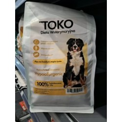 Toko dieta weterynaryjna Hypoallergenic 100% hydrolizowanej ryby pies dorosły 1.5kg