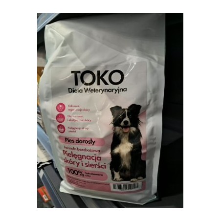 Toko dieta weterynaryjna pielęgnacja skóry i kości 100% hydrolizowanej ryby 1.5kg