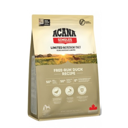 Acana free-run duck dog 2kg zwierzynkowo kaczka witaminy przysmak smakołyk karma