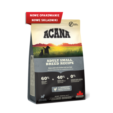 Acana small bread adult dog 2kg zwierzynkowo sucha karma mieso karma trawienie dieta