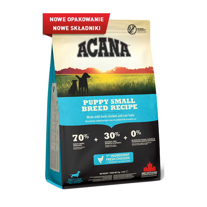 Acana small bread puppy 2kg zwierzynkowo mięso puppy szczeniak