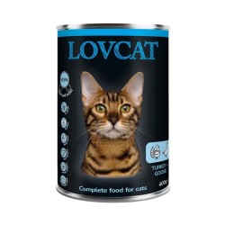 LOVCAT BEST T&G Indyk i Gęś Mokra karma dla kota 400G