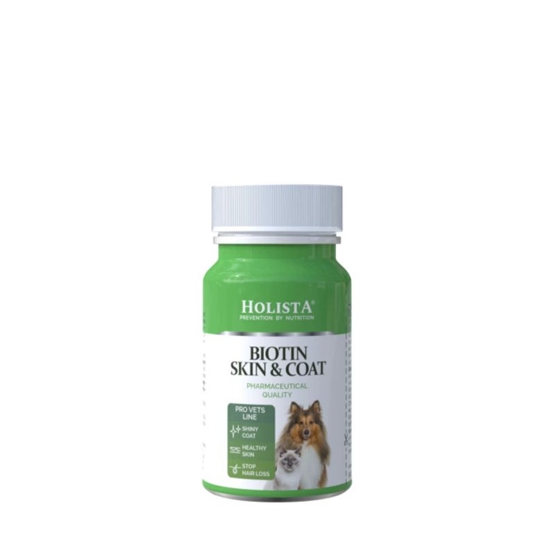 HOLISTA BIOTIN SKIN&COAT 90 SZT. TABLETEK Skóra i sierść pies i kot