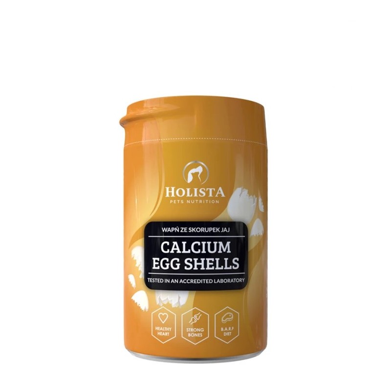 Holista calcium egg shells 300g Wapń ze skorupek jaj dla psa i kota zwierzynkowo dieta suplementy