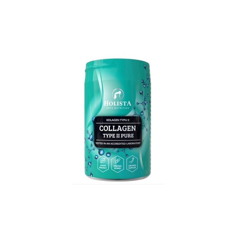 Holista collagen type II pure 200g Czysty kalogen wieprzowy typu drugiego dla psa i kota zwierzynkowo