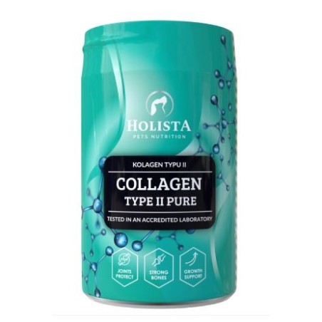 Holista collagen type II pure 200g Czysty kalogen wieprzowy typu drugiego dla psa i kota zwierzynkowo