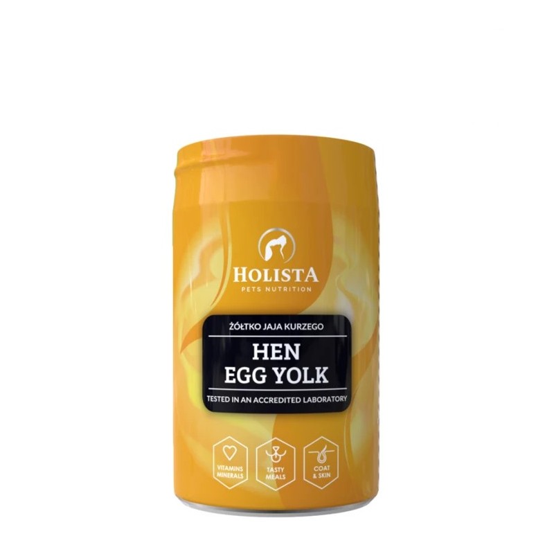 Holista hen egg yolk 120g Żółtko jaja kurzego dla psa i kota