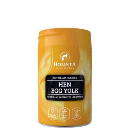 Holista hen egg yolk 120g Żółtko jaja kurzego dla psa i kota
