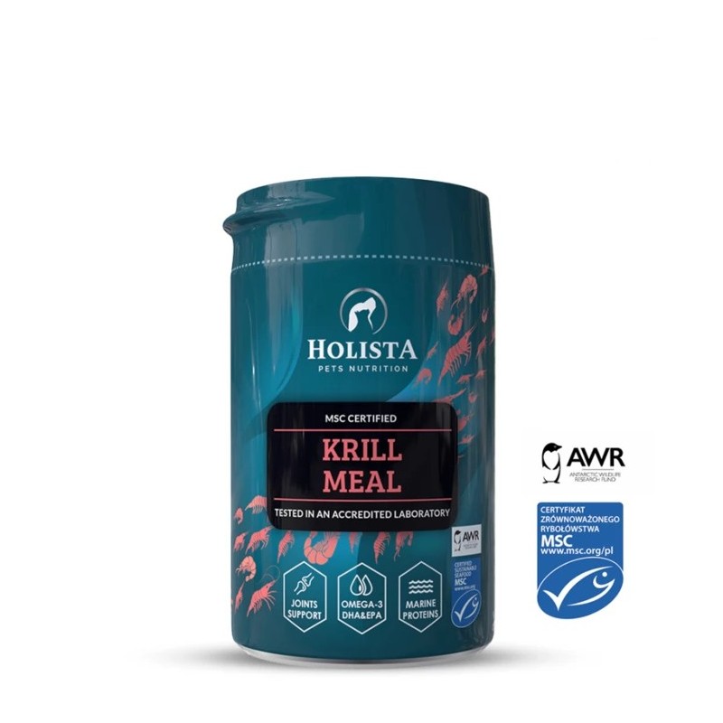 Holista krill meal 100g Mączka z kryla arktycznego dla psa i kota