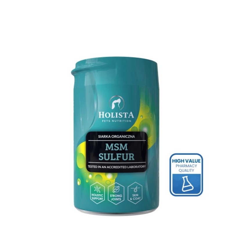 Holista MSM Sulfur250g naturalny suplement siarki dla psa i kota