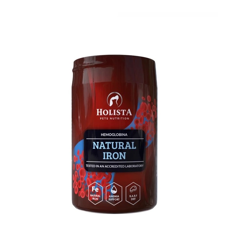 Holista Natural IRON 180g Hemoglobina wieprzowa dla psa i kota