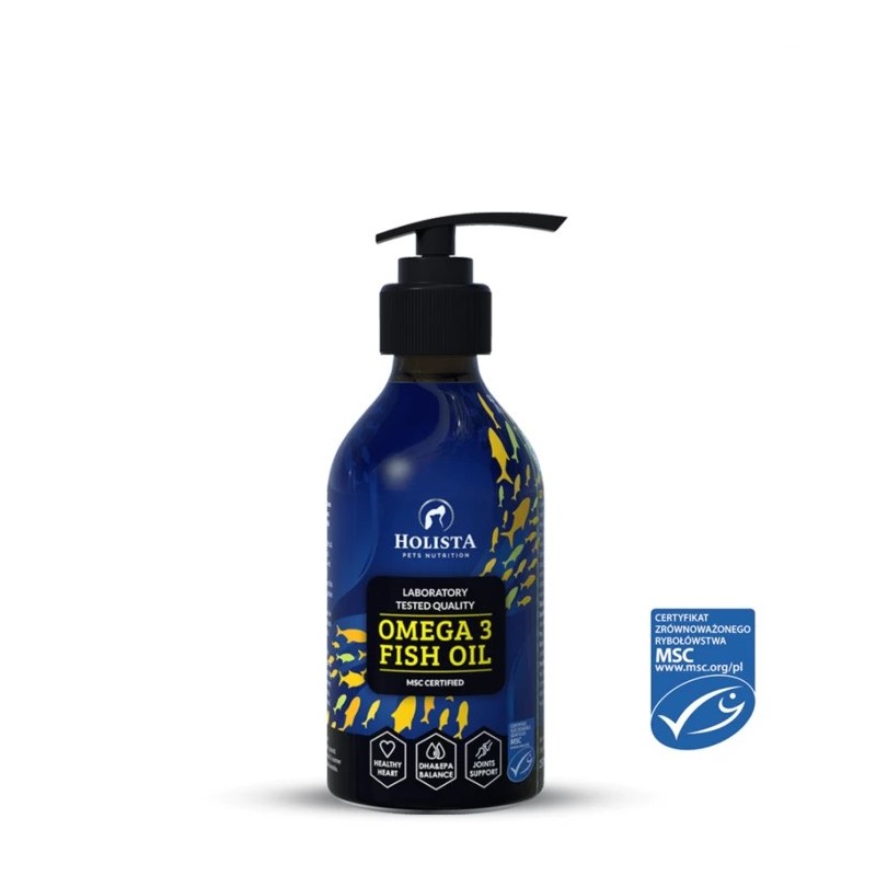 Holista Omega3 OIL 250ML olej z ryb morskich dla psa i kota