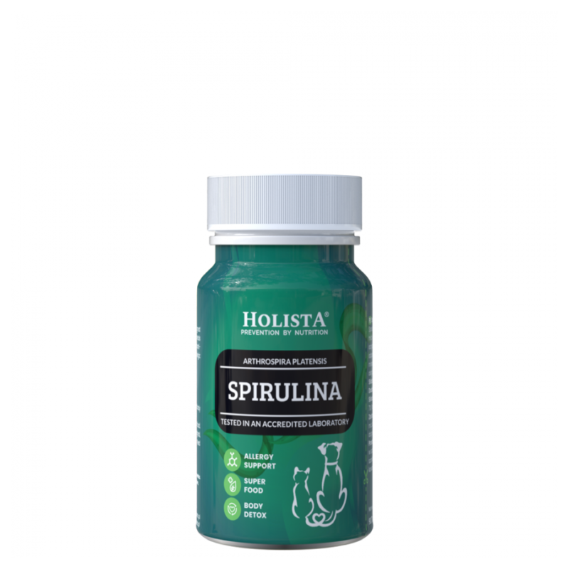 Holista Spirulina 90 tabletek dla psa i kota