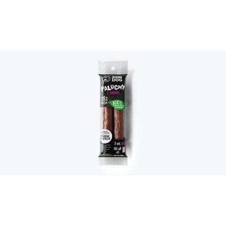 John Dog paluchy z sarny 50g zwierzynkowo kiełbasa kiełbaski przysmak smaczki
