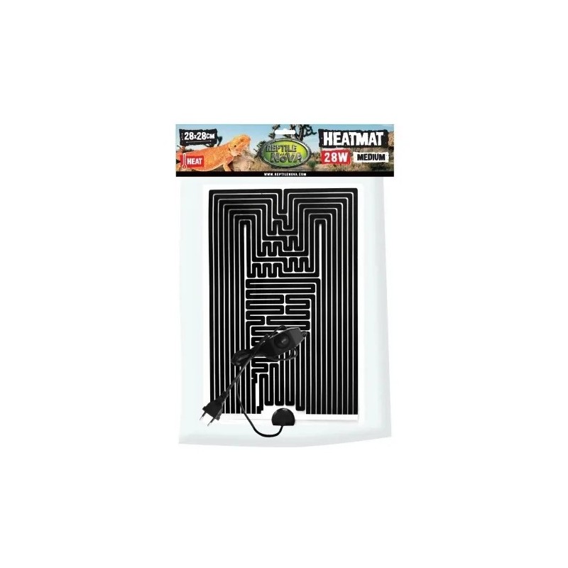 Mata grzewcza 28x28cm 28W MEDIUM dla terrarium | zwierzynpool.sbs