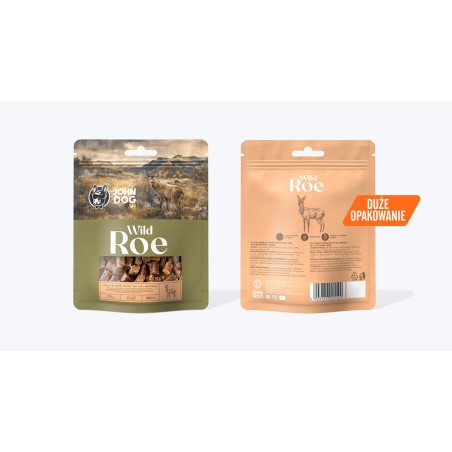 John Dog wild Roe sarna 200g Przysmak treningowy
