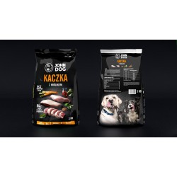John Dog premium małe rasy kaczka z królikiem 3 kg sucha karma