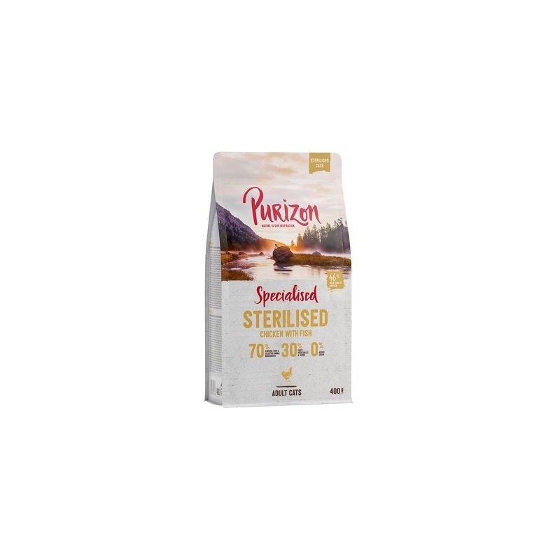 Purizon po sterylizacji, kurczak 400g sucha karma kot