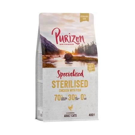 Purizon po sterylizacji, kurczak 400g sucha karma kot
