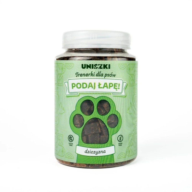 Podaj łapę dziczyzna 150g Uniszki Przysmak gryzak