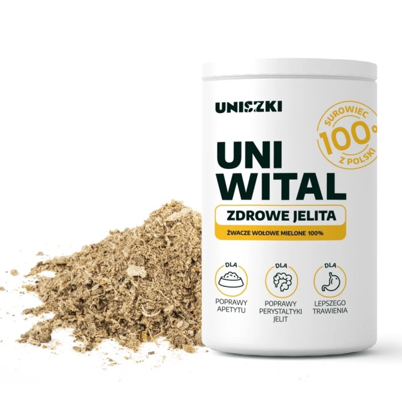 Żwacze wołowe mielone 180g Uniszki zwierzynpool.sbs przysmak smakołyk dieta
