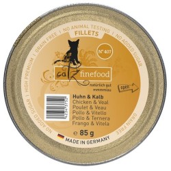 Catz Finefood tacka filet 85g kurczak/cielęcina N. 407 mokra dla kota