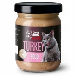 John Dog for cats Kocięta Indyk Zupa 100g słoik mokra karma