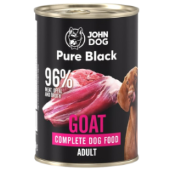 John Dog Pure Black Kozina 400g karma mokra dla psa