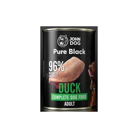 John Dog Pure Black Kaczka 400g karma mokra dla psa