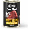 John Dog Pure Black Dzik 400g karma mokra dla psa