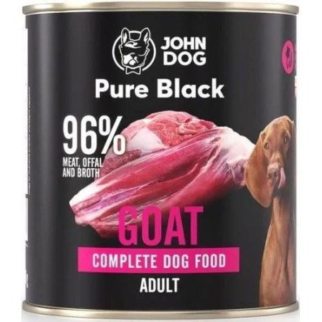 John Dog Pure Black Kozina 800g karma mokra dla psa