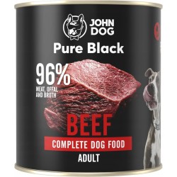 John Dog Pure Black Wołowina 800g karma mokra dla psa