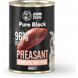 John Dog Pure Black Bażant 400g karma mokra dla psa