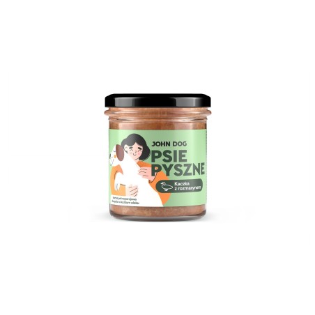 John Dog Psie Pyszne Kaczka z Rozmarynem 290g karma mokra dla psa