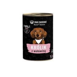 Paka Zwierzaka SH Królik z Wołowiną 400g mokra karma dla psa