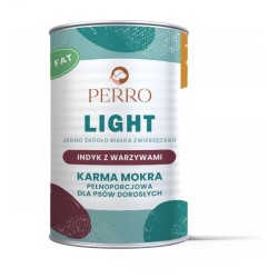 Perro Light Indyk z Warzywami monobiałkowa 400g karma mokra dla psa