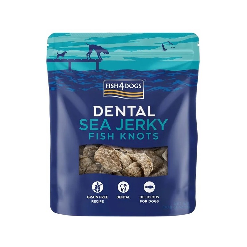 Fish4Dogs Sea Jerky Fish Knots 100g Przysmak dentystyczny