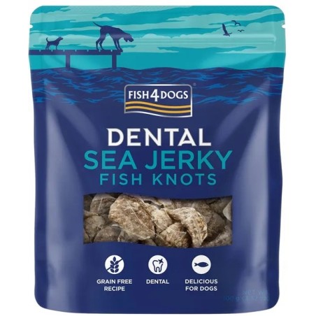 Fish4Dogs Sea Jerky Fish Knots 100g Przysmak dentystyczny
