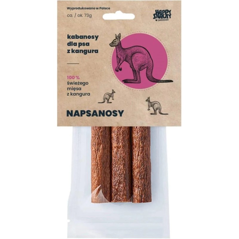 Napsanosy z Kangura 3szt. przysmak dla psa
